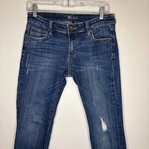 KUT from the KLOTH Catherine Boyfriend Jeans Womens 2 Petite Style#KP176PA5SF